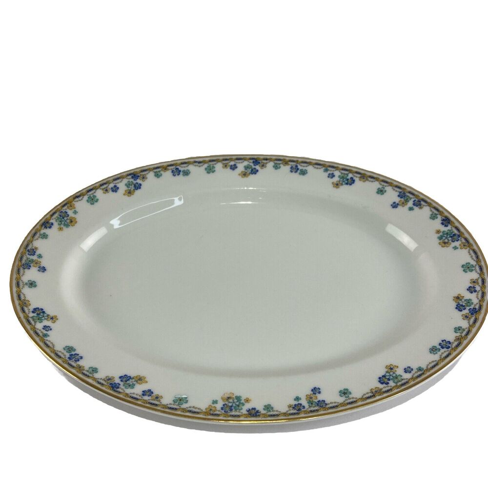 Haviland Limoges France Vincennes 12” Oval Serving‎ Platter